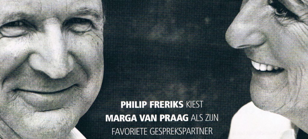 Nieuwslezers Philip Freriks en Marga van Praag
