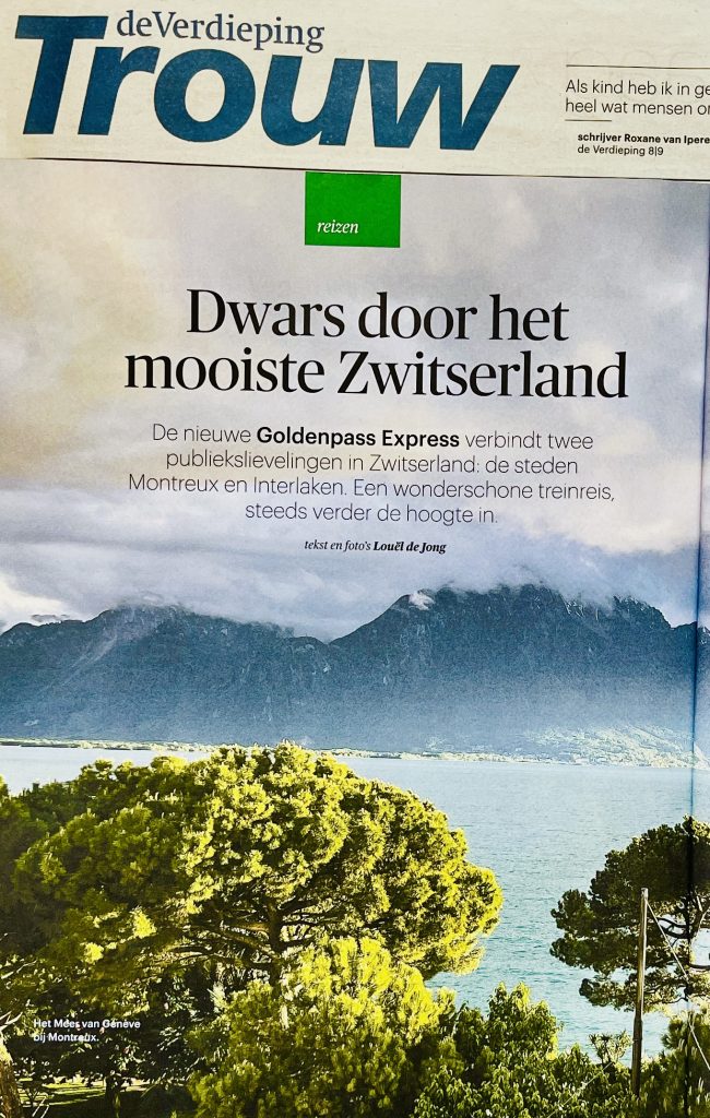 Door de bergen met de Goldenpass Express