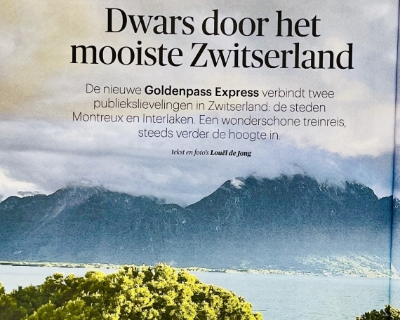 Door de bergen met de Goldenpass Express