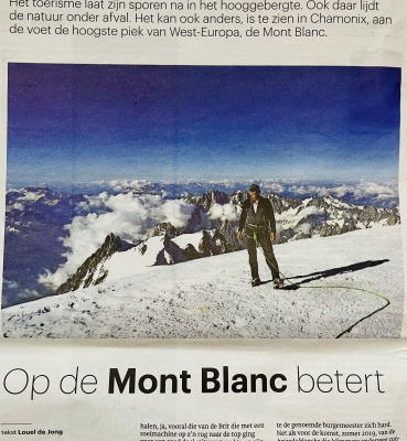 Afval op de Mont Blanc – TROUW