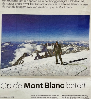 Afval op de Mont Blanc – TROUW