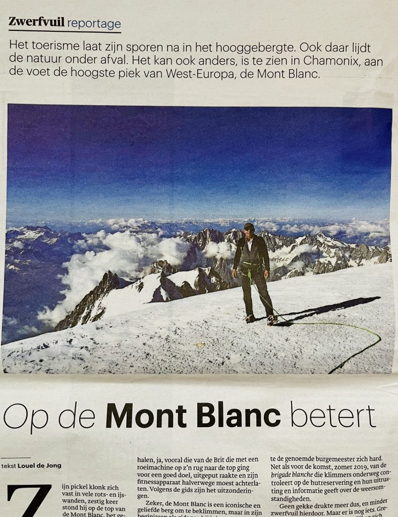 Afval op de Mont Blanc – TROUW