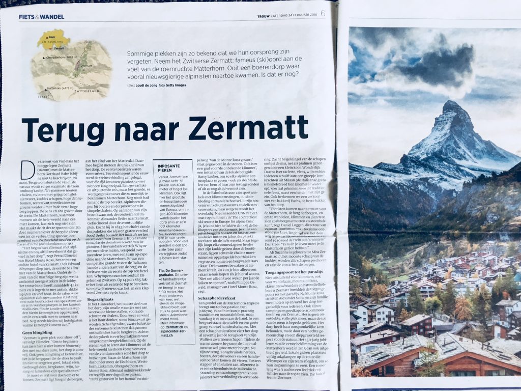 Terug naar Zermatt